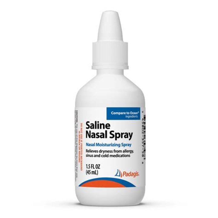 Can I use saline nasal spray to clean a wound?
