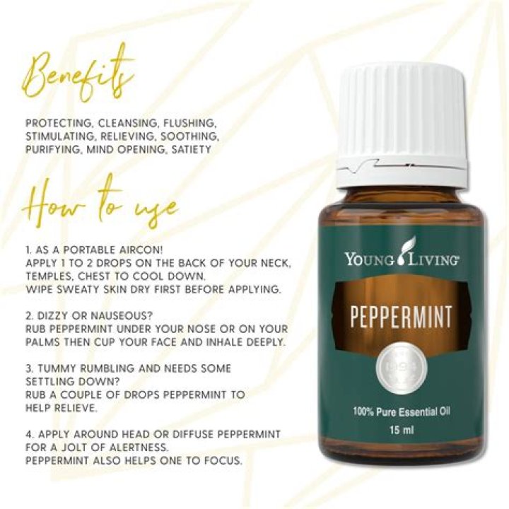 Can you put peppermint essential oil under your nose?