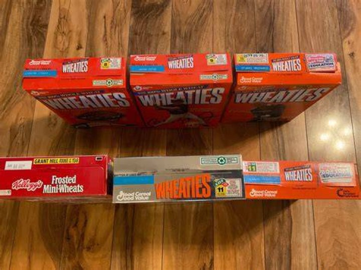 Cereal that features athletes on its boxes