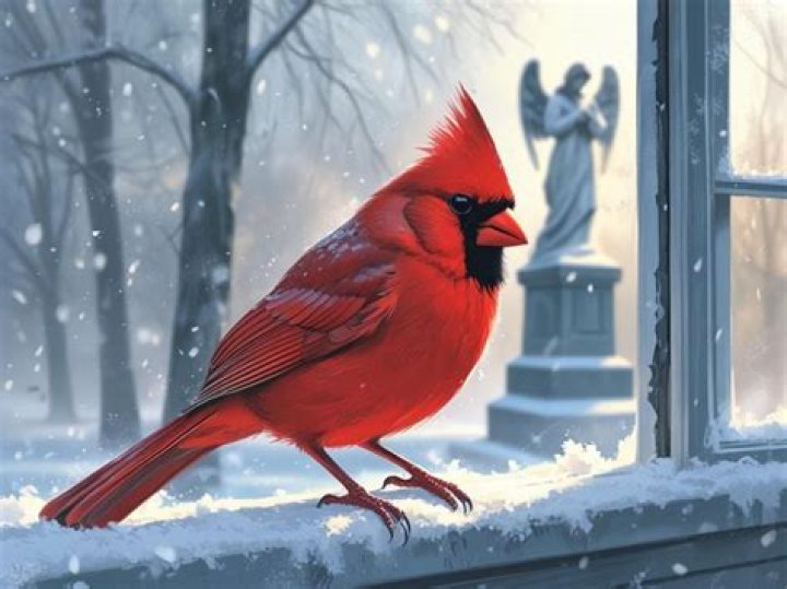 Do cardinals represent loved ones?