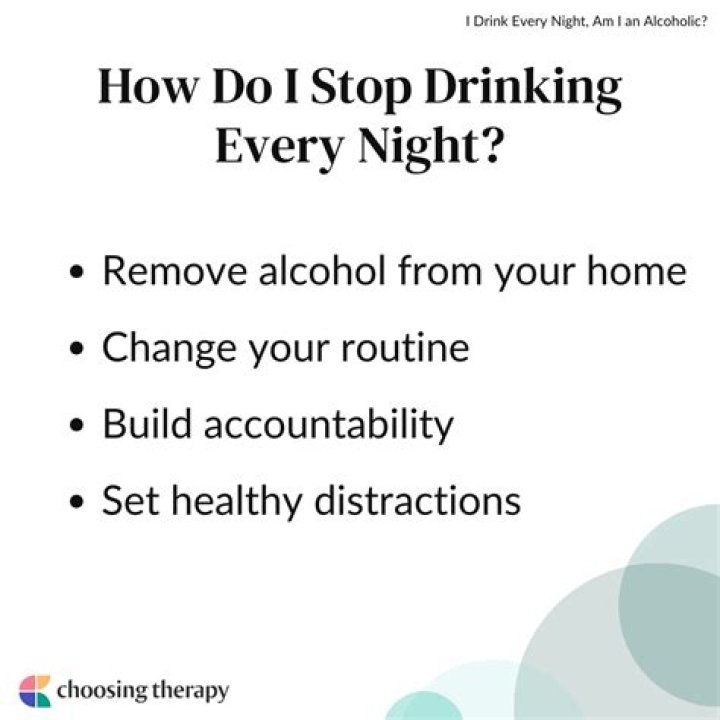 Does drinking every night make you an alcoholic?