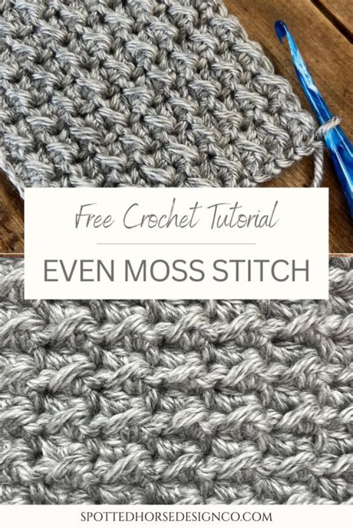 Does moss stitch use more yarn than stocking stitch?
