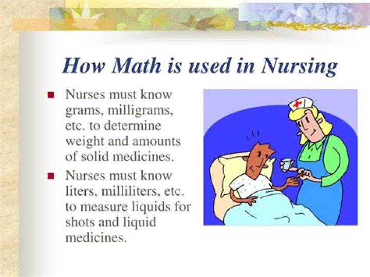 Does nursing have math?