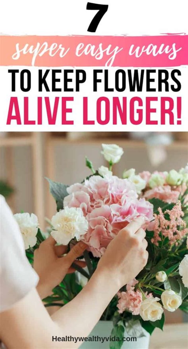 Does sugar keep flowers alive?