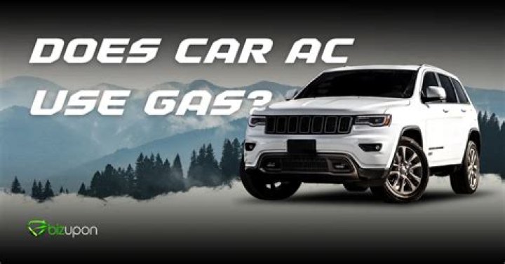 Does using AC use gas?
