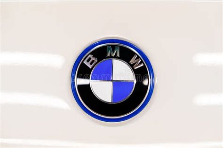 German car with a round blue-and-white logo