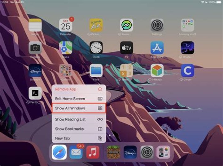 How do I restore Safari tabs on iPad?