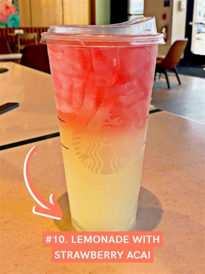 How do you order Starbucks strawberry lemonade?