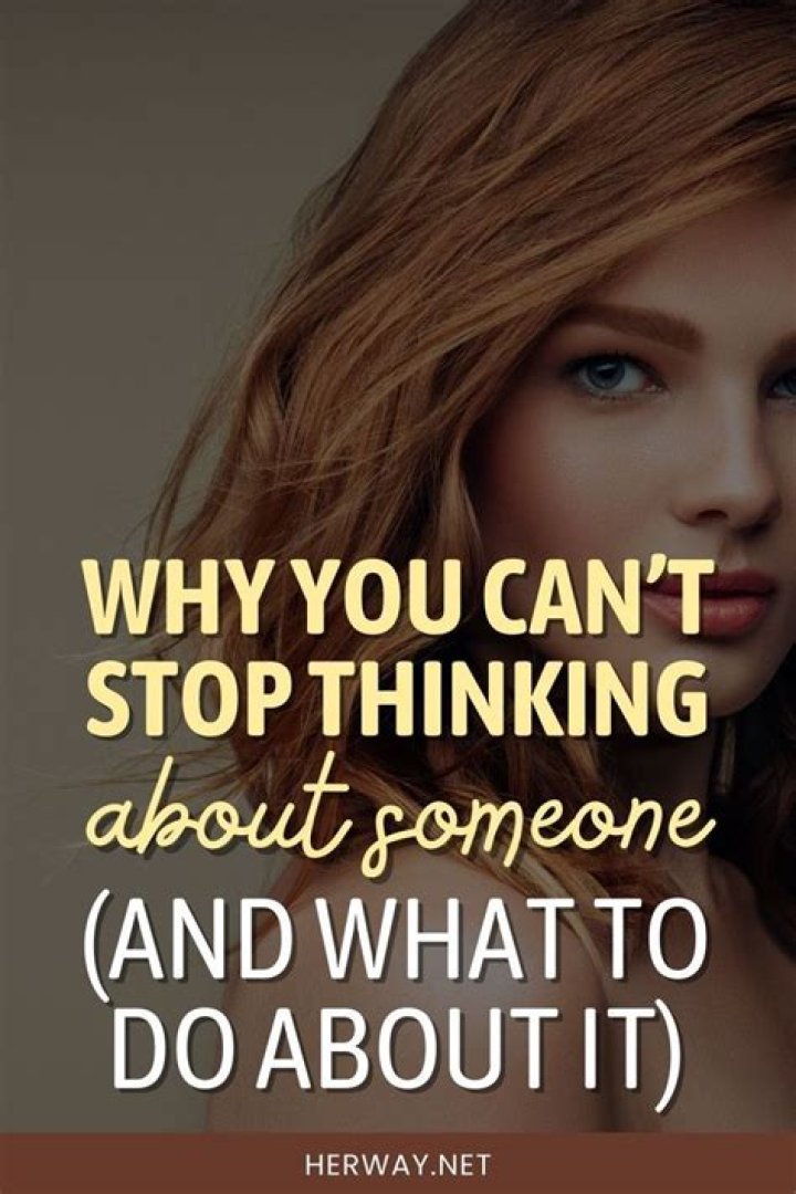 How do you stop thinking about someone who died?