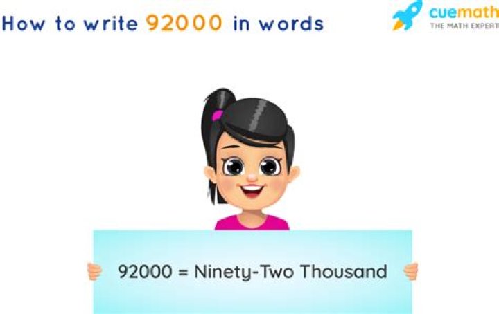 How do you write 92000 in English?