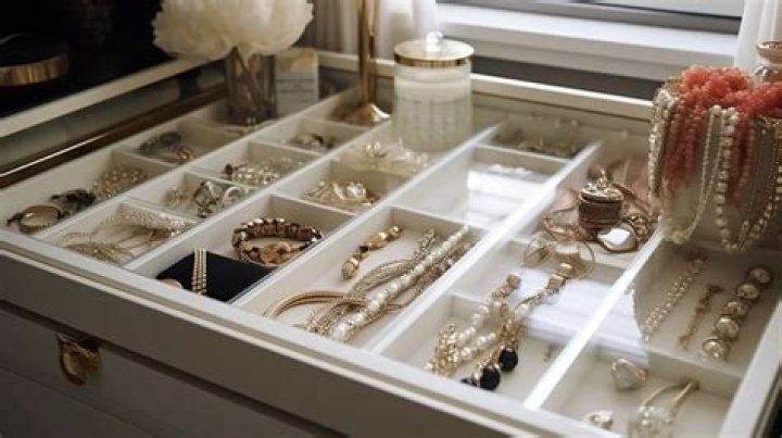 How does Marie Kondo organize jewelry?