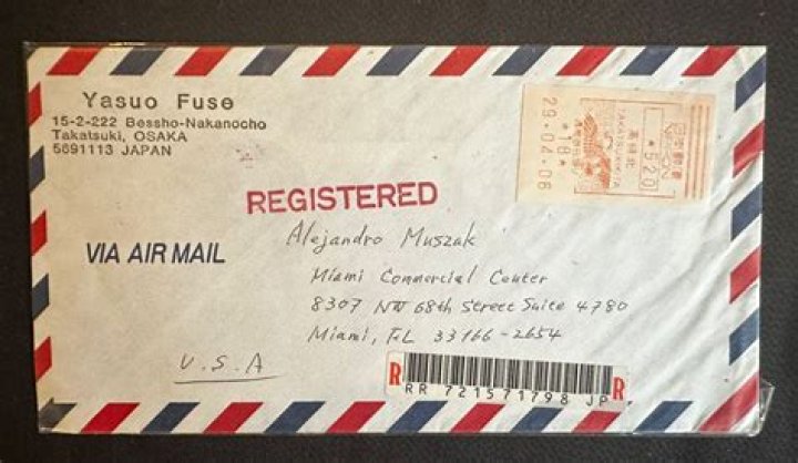 How fast is airmail from Japan?