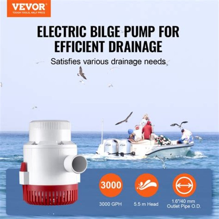 How high will a bilge pump pump water?