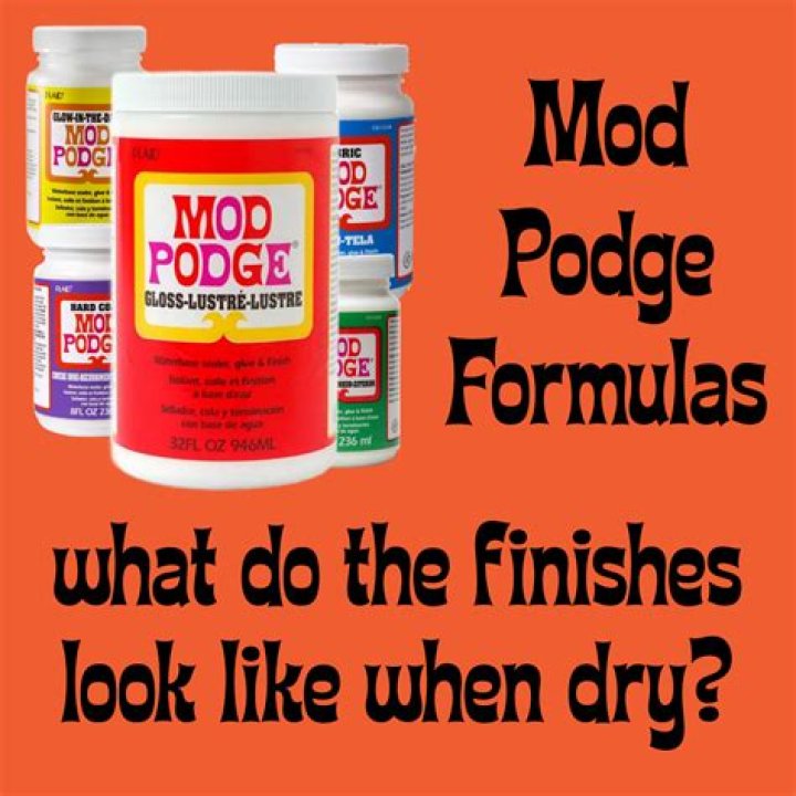 How long does Mod Podge need to cure?