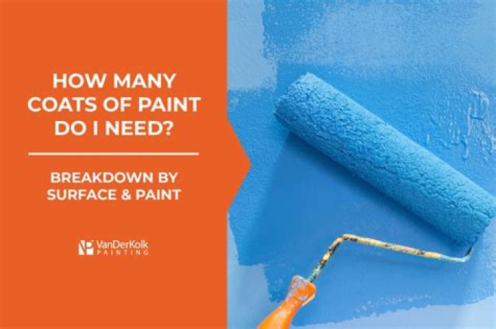 How many coats of emulsion should a wall have?