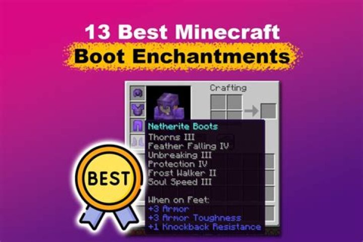 How many enchantments can boots have?