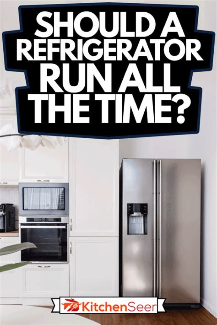 How many hours per day should a refrigerator run?