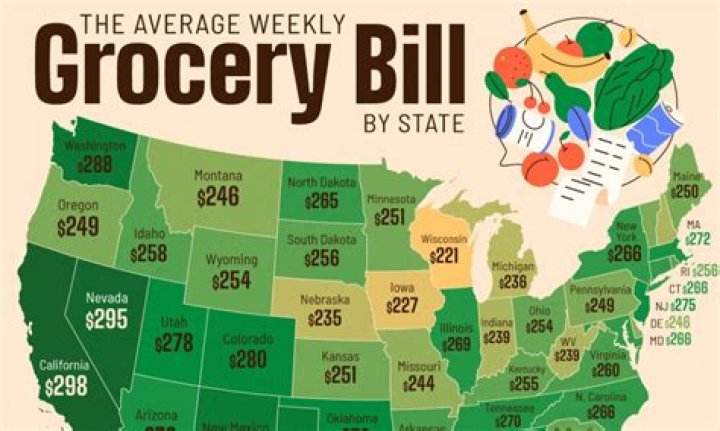 How much should I spend on groceries per month?