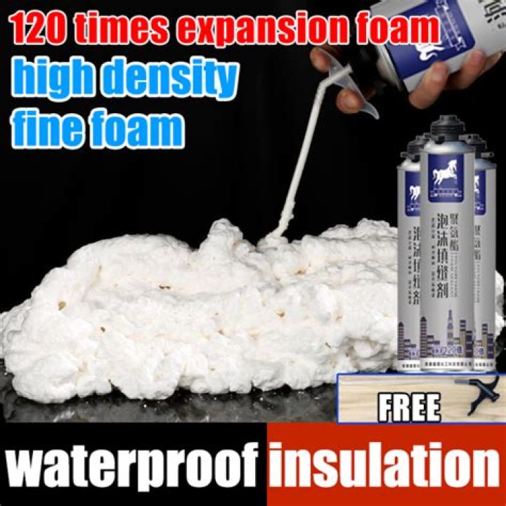 Is expanding foam watertight?