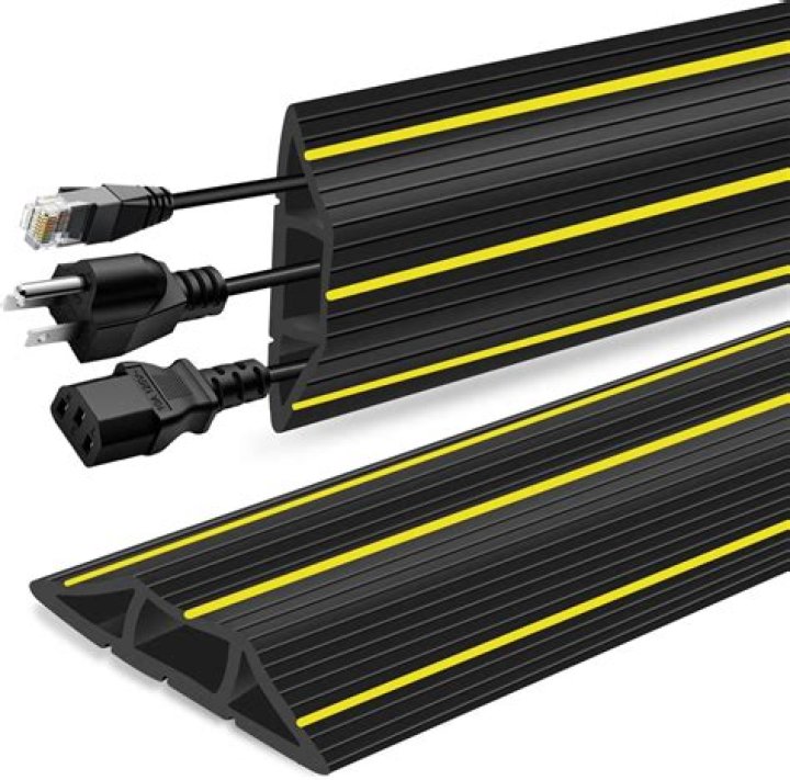 Is it safe to put cable protector?