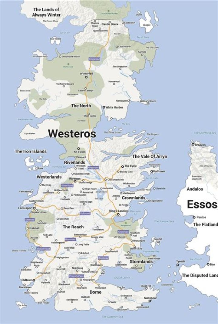 Is Westeros a real place?