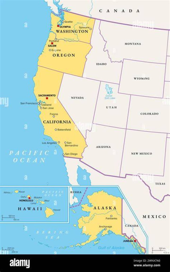 Long country on the west coast of South America