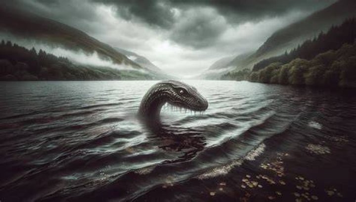 Monster in a Scottish lake informally