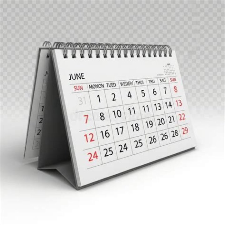 Month preceding June
