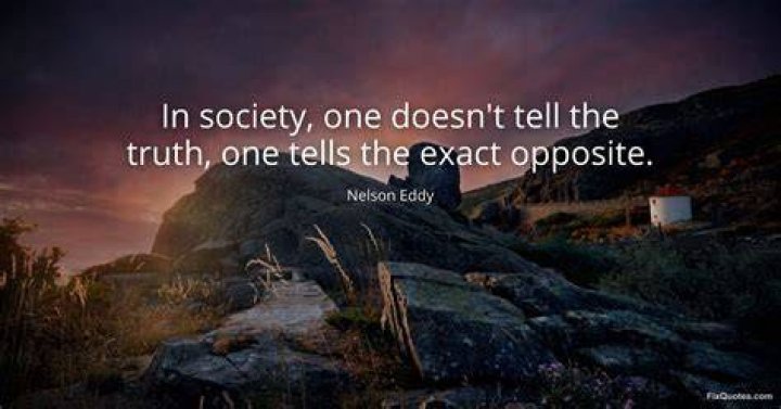 One who doesn't tell the truth