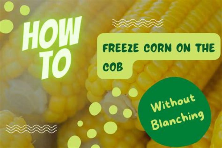 Should you cook fresh corn before freezing?