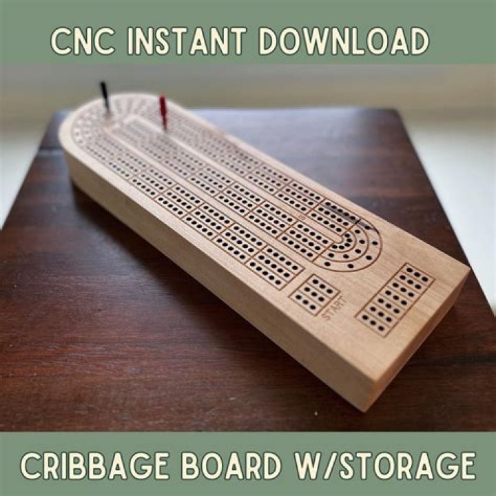 Small piece stuck into a cribbage board