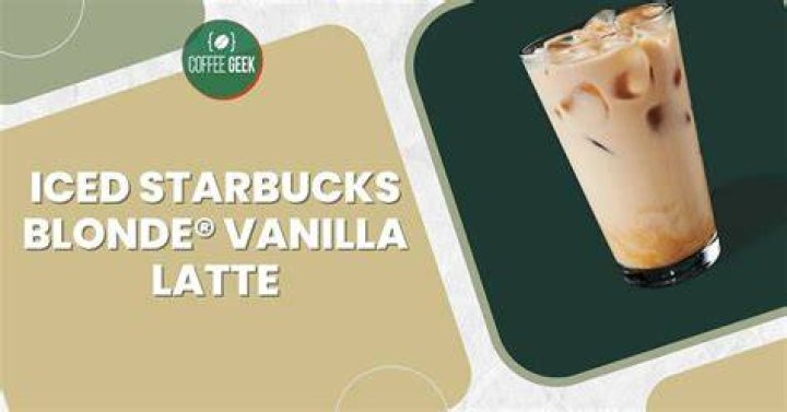 Starbucks Blonde Vanilla ___