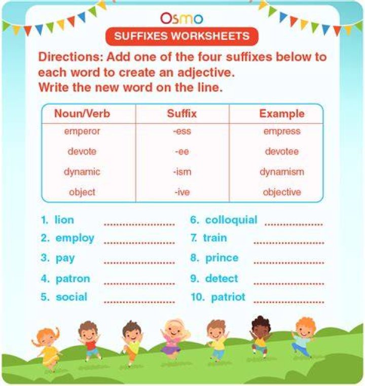 Suffix for lion or count