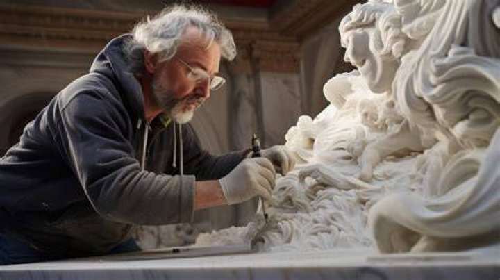 What a sculptor or painter creates