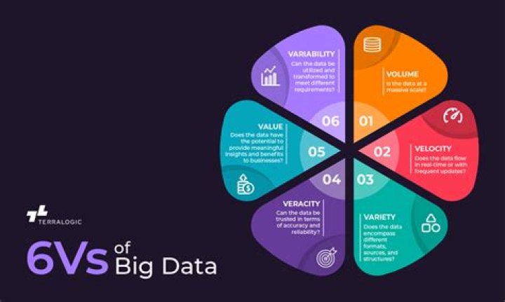 What are the 6 Vs of big data?