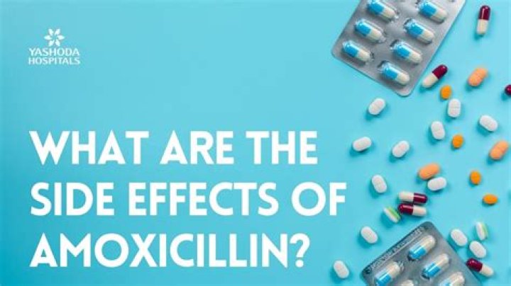 What are the side effects of amoxicillin in adults?