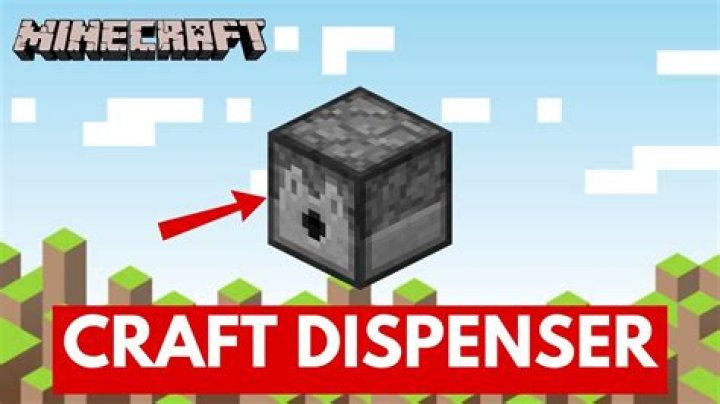 What can a dispenser shoot in Minecraft?