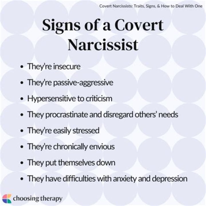 What does covert narcissist say?