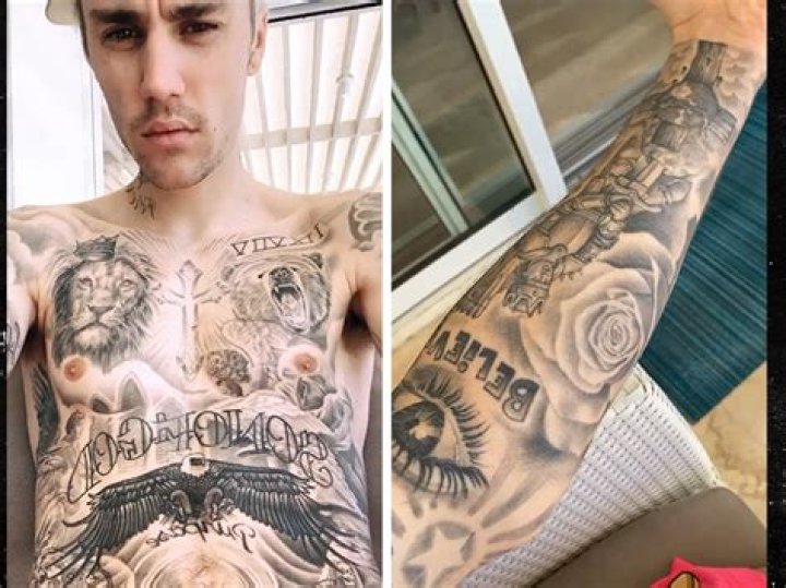What does Justin Bieber's eye tattoo mean?
