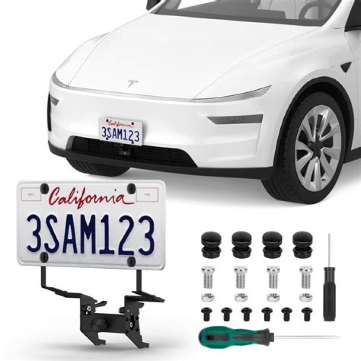 What if my car doesn't have a front license plate holder in California?