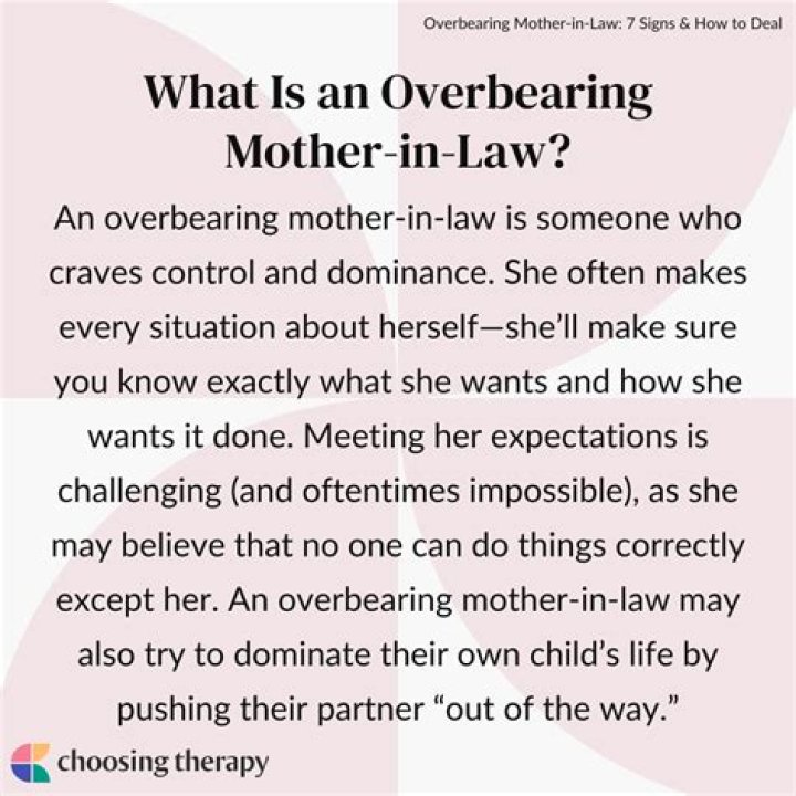 What is a overbearing mother?