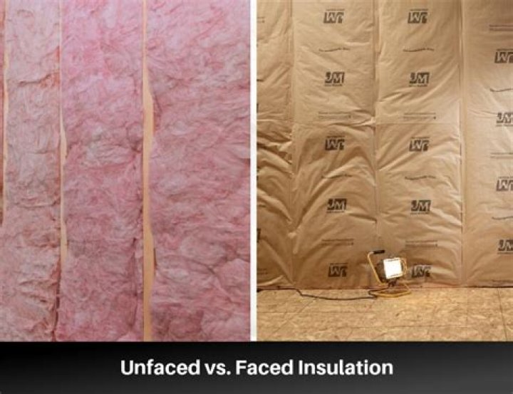 What is the difference between faced and unfaced insulation?