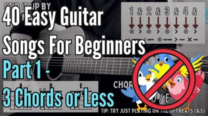 What is the easiest guitar song to play?