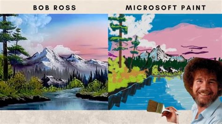 What paint did Bob Ross use?