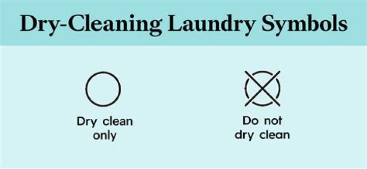 What symbol means dry clean only?