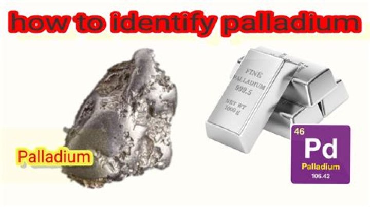 What type of rock is palladium found in?
