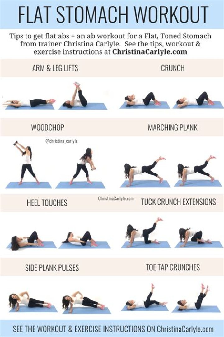 What workout gives you a flat stomach?