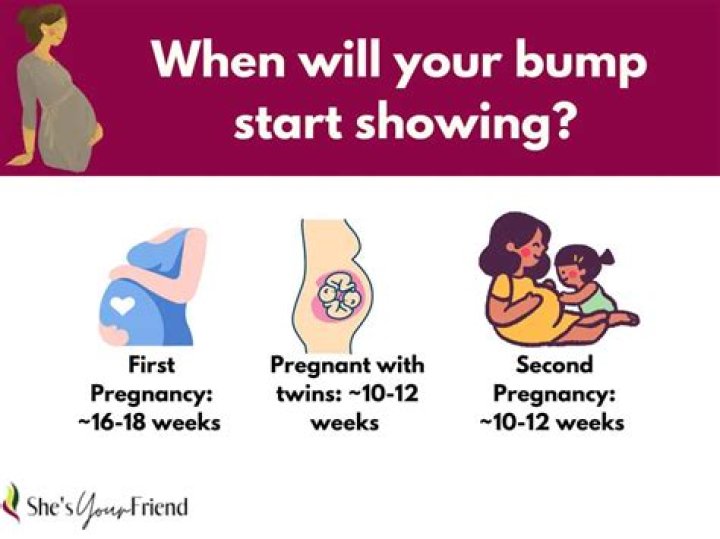When do you stop looking fat and start looking pregnant?