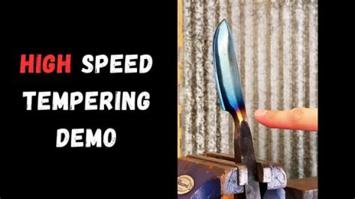 When should you temper a knife?