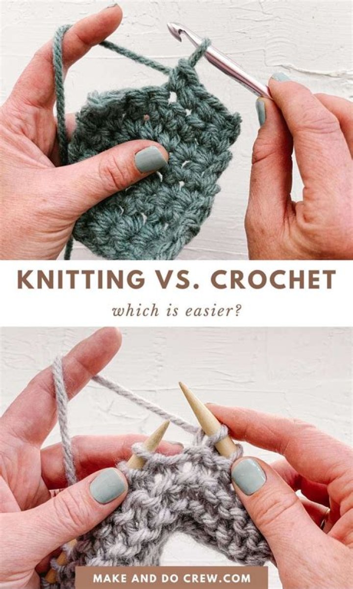 Which is prettier knitting or crocheting?